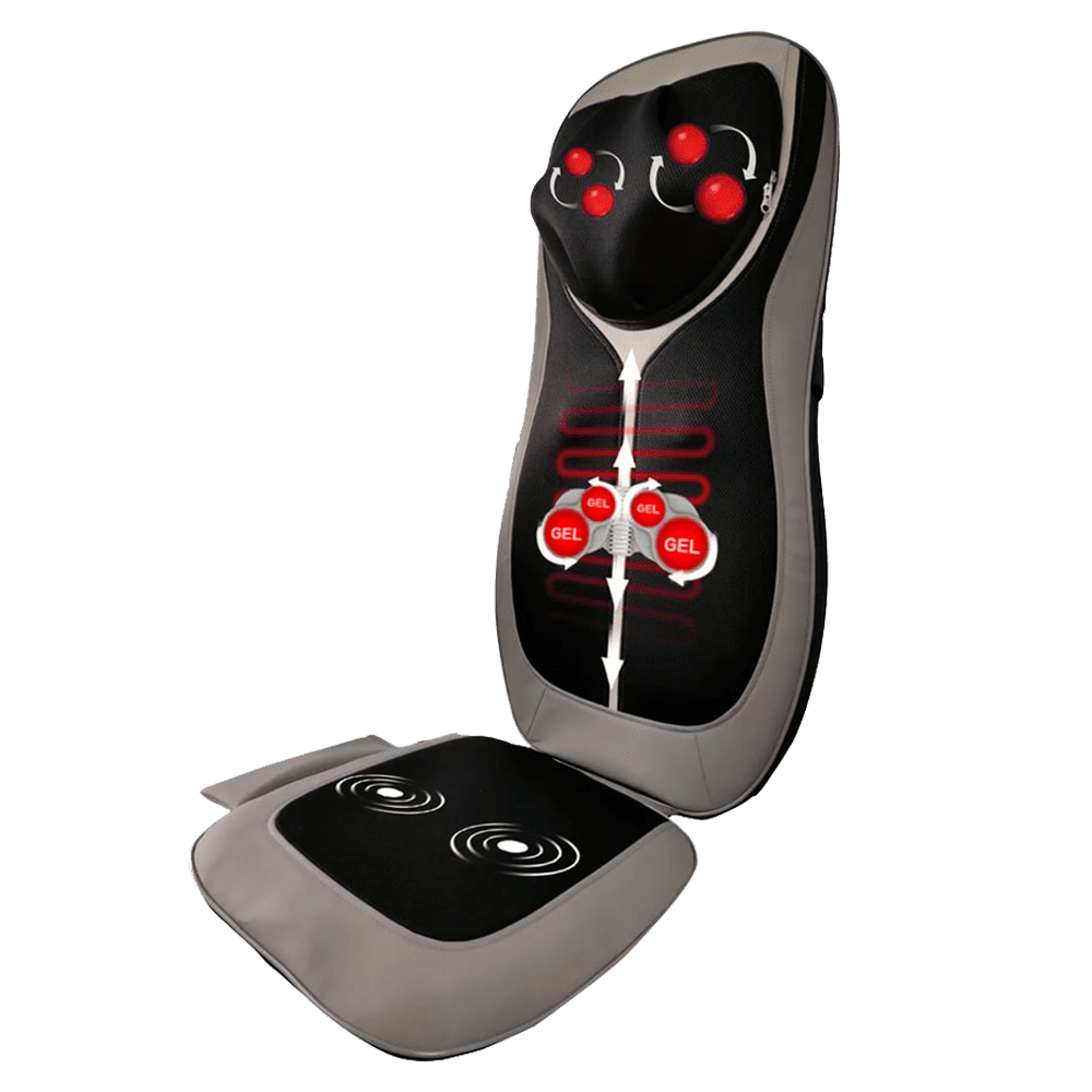 Сиденье для массажа с гелем шиацу с новой технологией для спины и шеи MEDICS CARE MC-2305