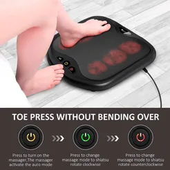 Массажное устройство Shiatsu Pro + многофункциональное устройство 2 в 1 для спины и ног MC-5520