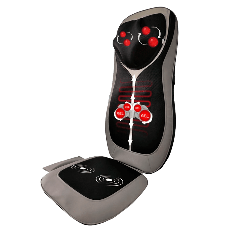 Сиденье для массажа с гелем шиацу с новой технологией для спины и шеи MEDICS CARE MC-2305