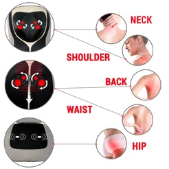 Сиденье для массажа с гелем шиацу с новой технологией для спины и шеи MEDICS CARE MC-2305