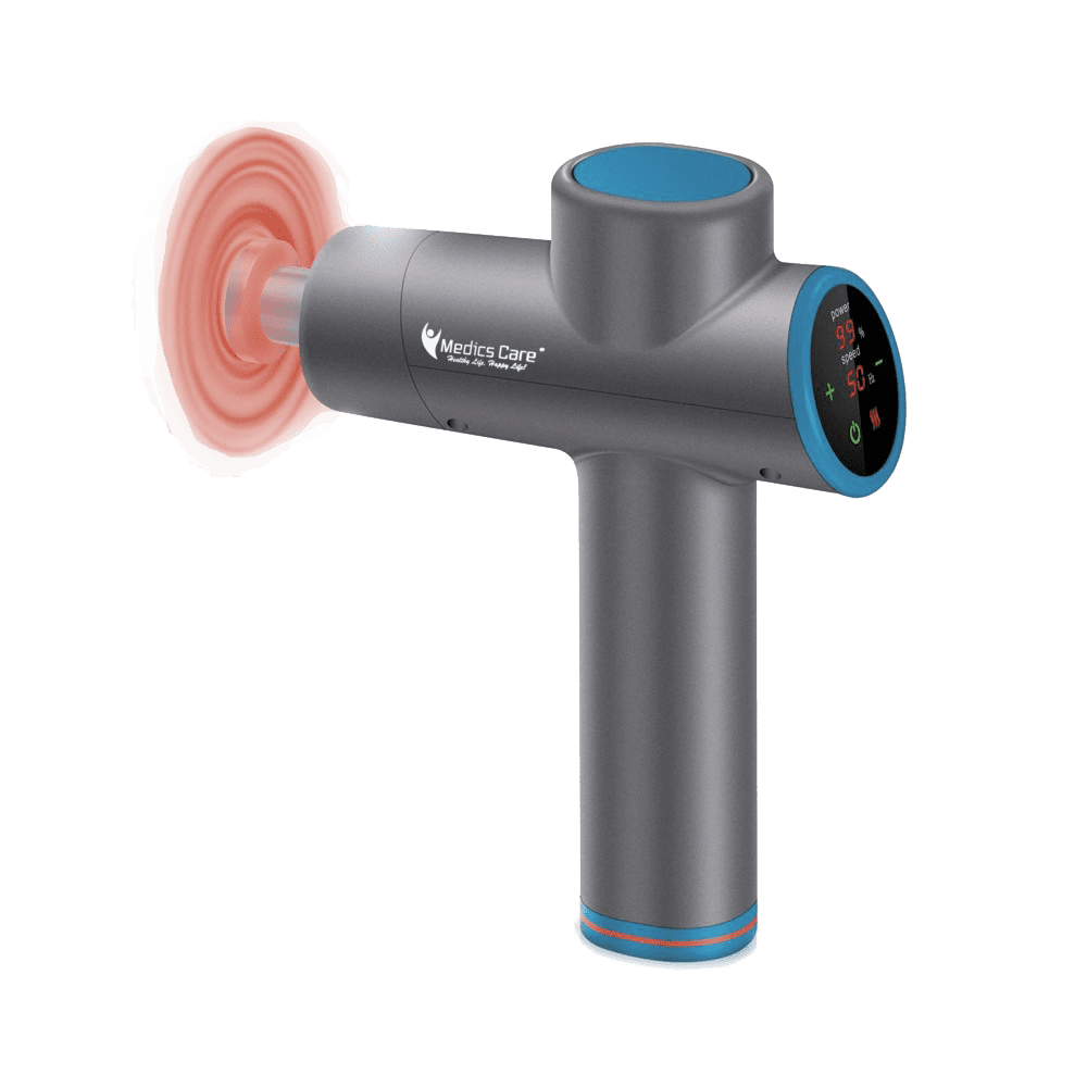 אקדח עיסוי מקצועי + פיית חימום MC-4990 מבית Medics Care